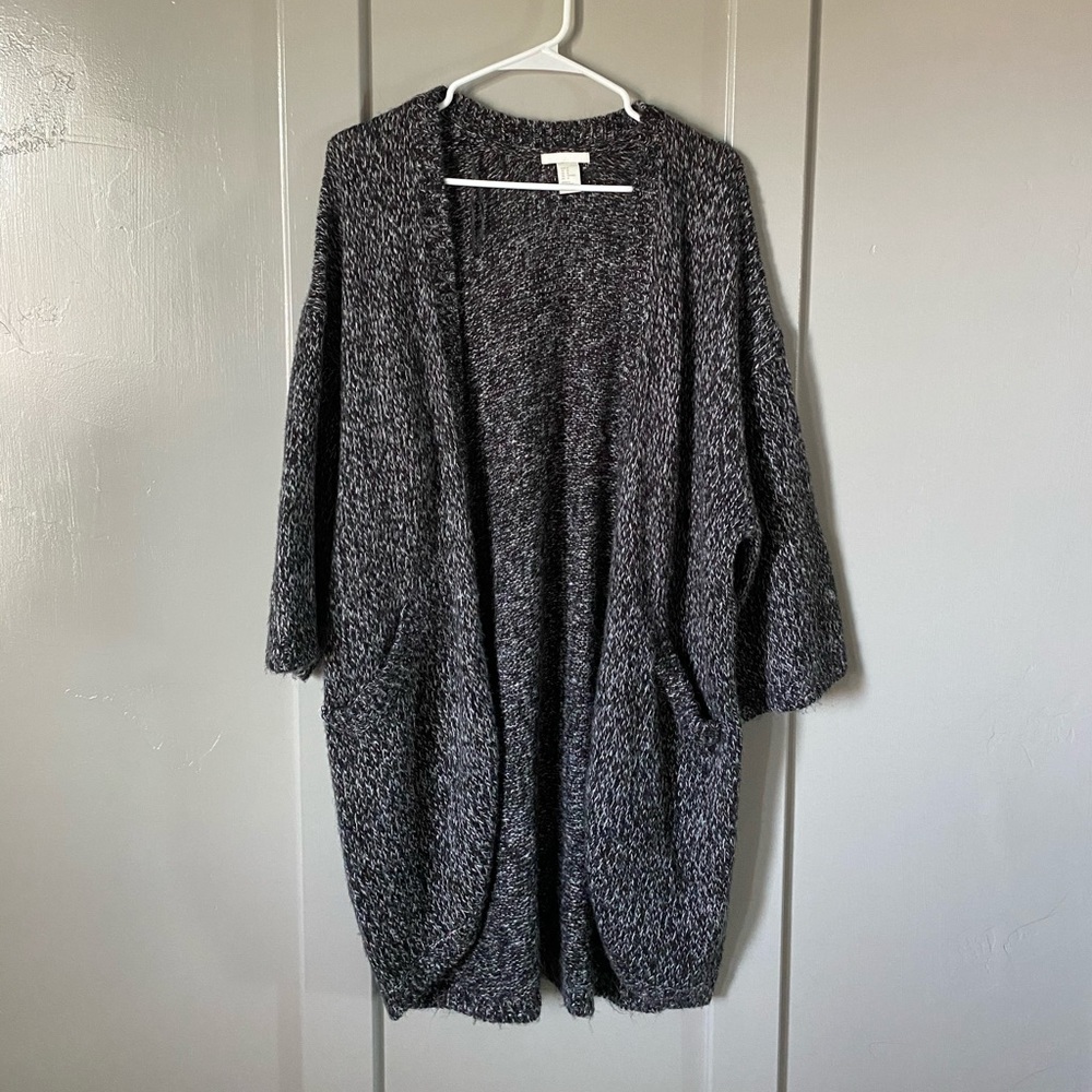 Long, cozy cardigan